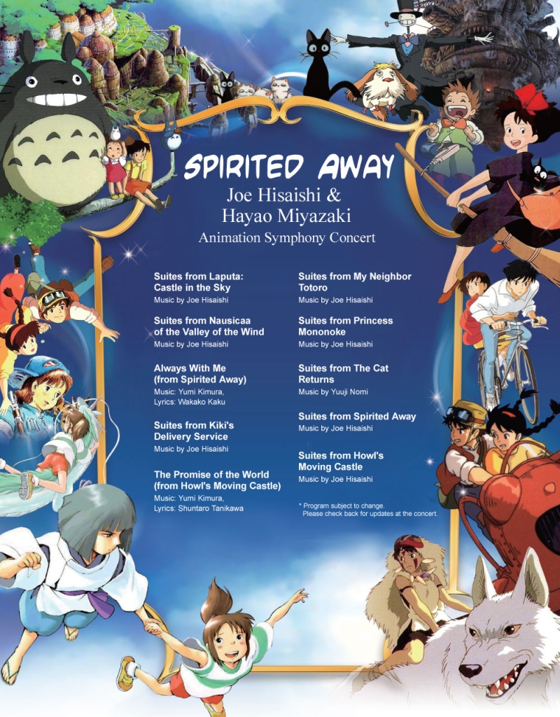 Spirited Away -- Joe Hisaishi & Hayao Miyazaki Animation Symphony Concert